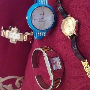 4 vintage watches